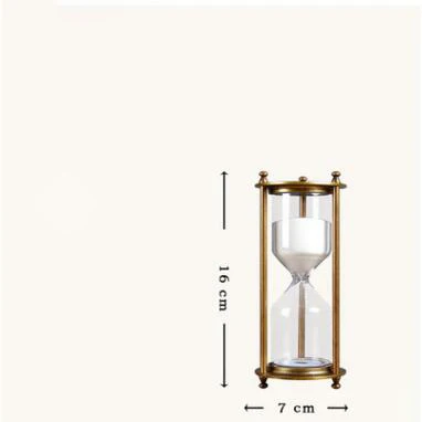 1 шт. Ретро Бронзовое стекло времени часы для дома и офиса отеля настольное украшение песочный таймер кухня приготовление стекла часы новое стекло - Цвет: small