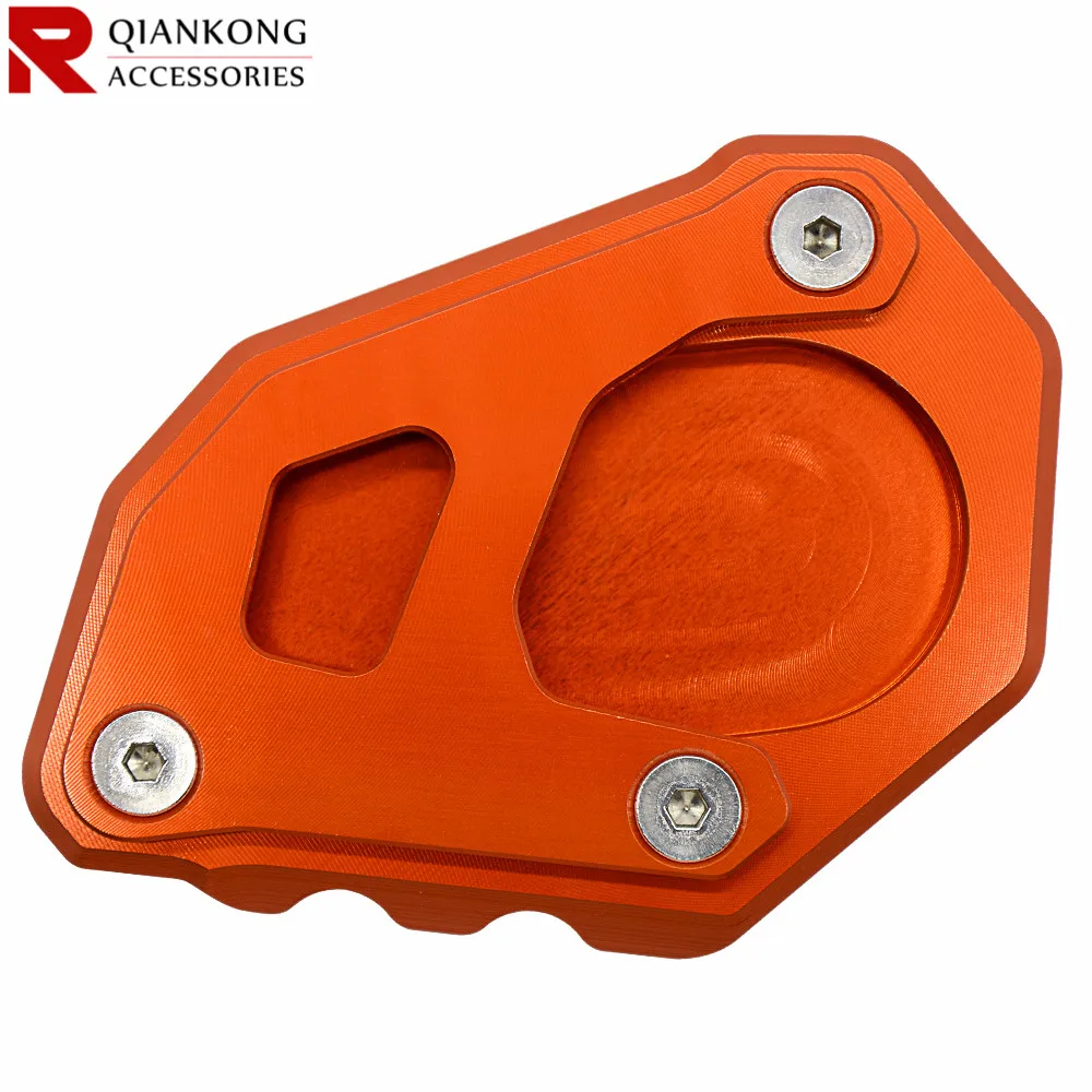 SSE-006-OR-OR Kickstand увеличенная боковая Подставка-подставка для расширения опорная пластина боковая подставка с увеличенной растяжкой для KTM 1290super adventure r - Цвет: SSE-006-OR-OR