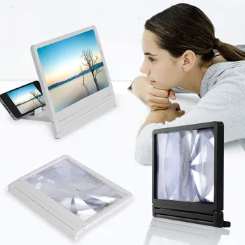 

3D Mobile Phone Screen Magnifier HD Video Amplifier for Smartphone Stand Enlarger HD Video Magnifying Glass