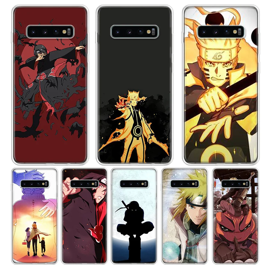 

Phone Case fashion Silicone Cartoon Naruto For Samsung Galaxy S10Lite Note 10 9 8 S9 S8 J4 J6 J8 + Plus S7 S6 Phone Back Cover