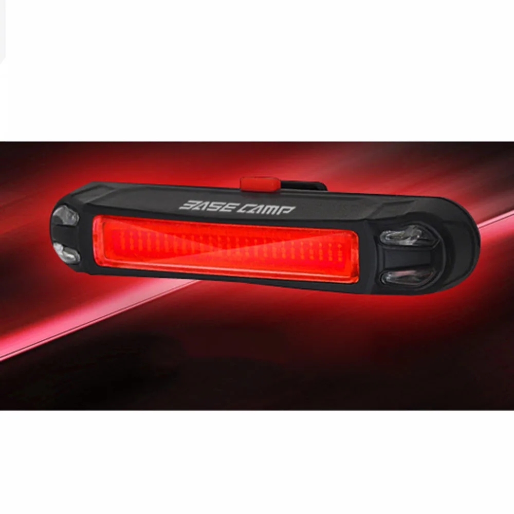 BaseCamp Водонепроницаемые фары с usb зарядкой MTB велосипед Предупреждение льный задний фонарь 90 градусов Регулируемые задние фонари