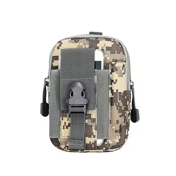 

New Universal Outdoor Tactical Holster Military Molle Hip Waist Belt Bag Wallet Pouch Purse With Zipper For handphone
