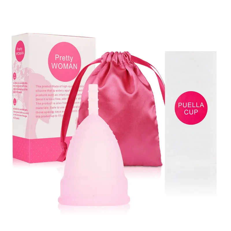 Silicone Menstrual Cup with Sterilizer - Comfortable, Eco-Friendly Period Care, Free Shipping