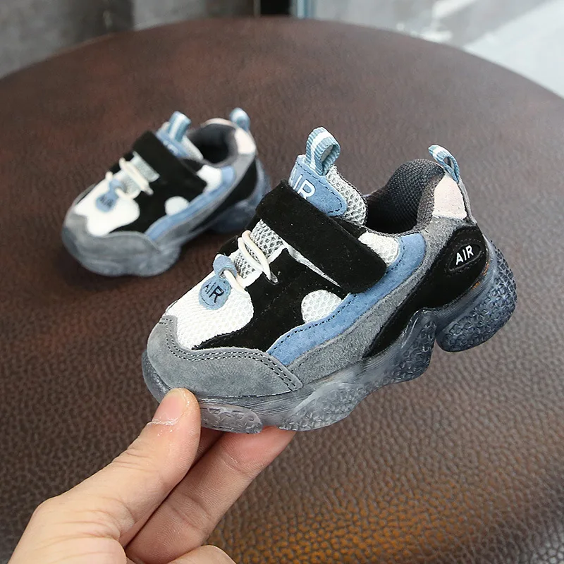 DIMI 2019 Spring New Kids Baby Shoes Soft Non-slip Infant First Walkers Mesh Breathable Baby Sneakers Toddler Shoes For Girl Boy
