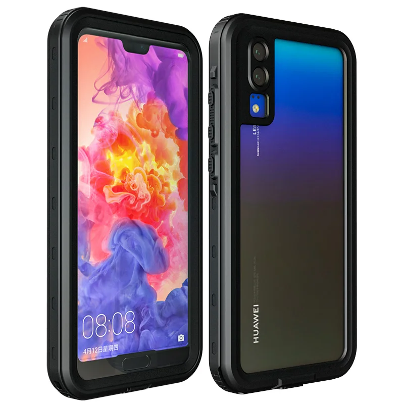 Black Для huawei P30 Pro P30 водонепроницаемый IP68 Дайвинг Плавание доказательство пылезащитный чехол для телефона для huawei P20 Mate20 Pro Спорт на открытом воздухе Coque - Цвет: Black