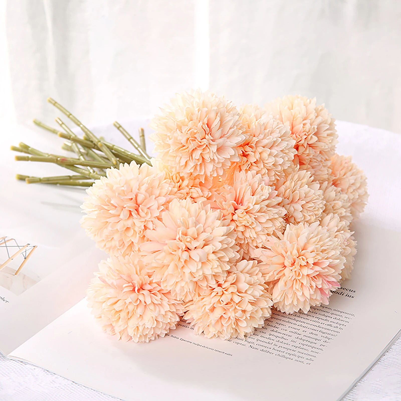 30 Cm Artificial Flower Dandelion Ball Chrysanthemum Living Room