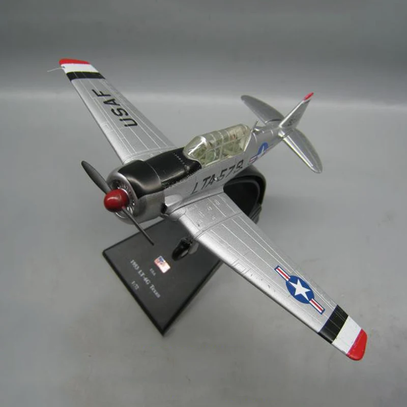 

Texas T6 Classic Plane 1/72 Scale Aircraft Airplane Fighter Models USA Air Force Adult Children Toys for Display Collection Show