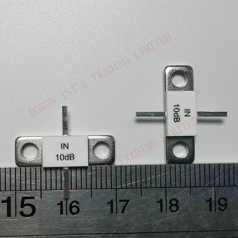 Atenuador de 10dB, 100 vatios, 100W, brida completa de 50ohm, DC-3GHz baja, VSWR, alta potencia, DC-3.0Ghz