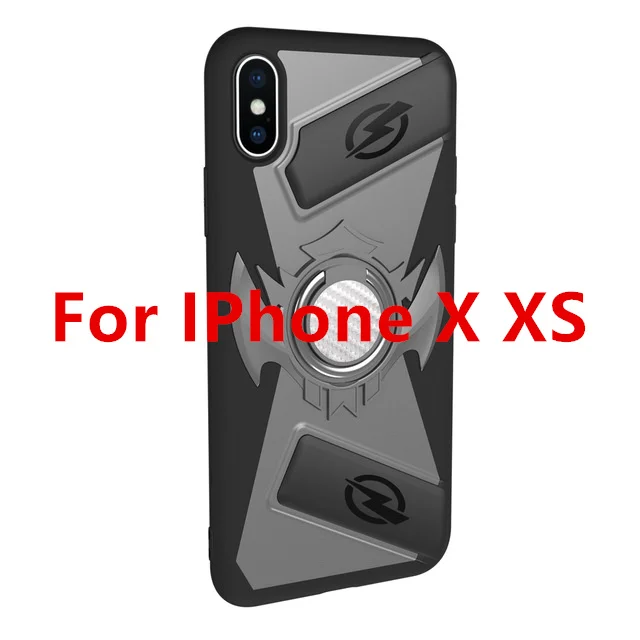 Pubg игровой геймпад кнопочный джойстик мобильный чехол для iPhone X XS 7 8 6 6S Plus телефон игровой Бесплатный огонь L1 R1 джойстик аксессуары - Цвет: grey for for x xs