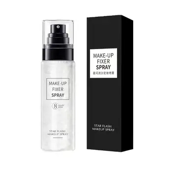 

100ml Make Instelling Spray Star Flashing Sanding Hydraterende Langdurige Foundation Fixer Matte Afwerking Instelling Spuiten