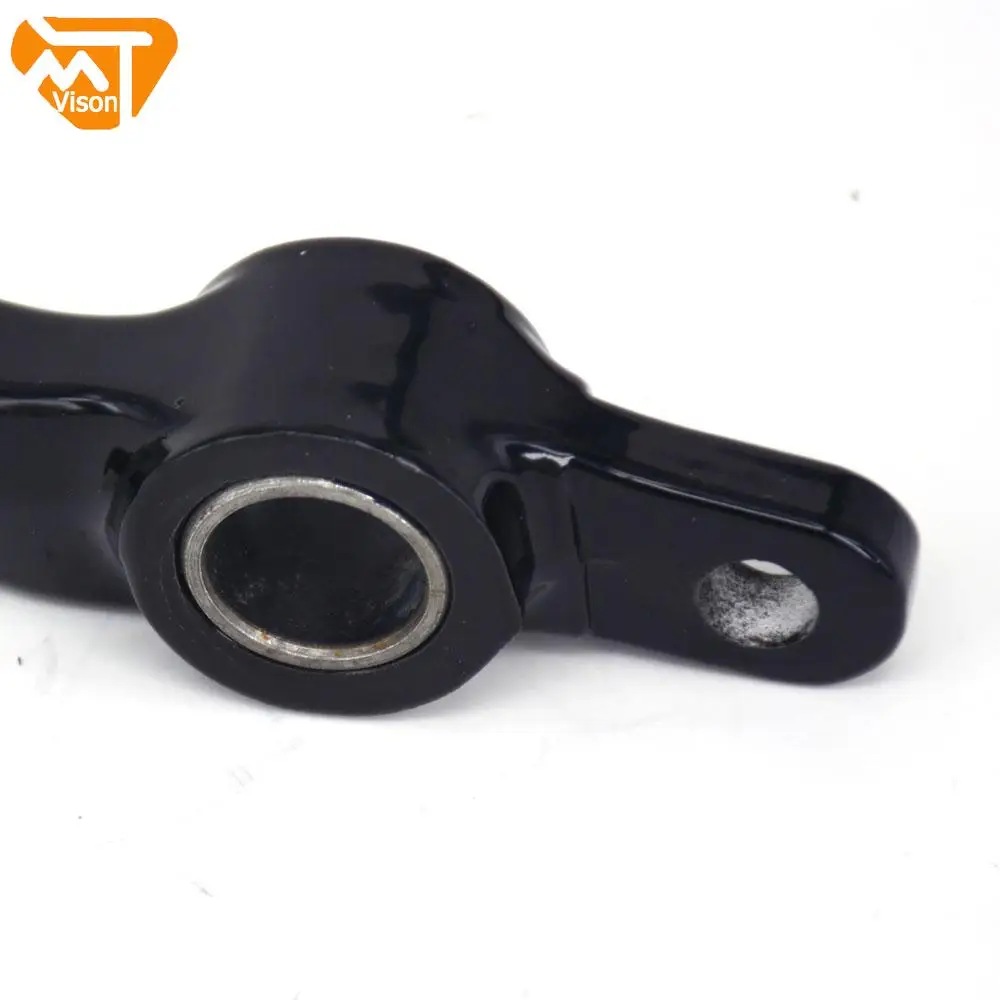 Педаль заднего тормоза для KAWASAKI ZX10R черная серебристая педаль 2004 2005 2006 2007 2008 2009 2010