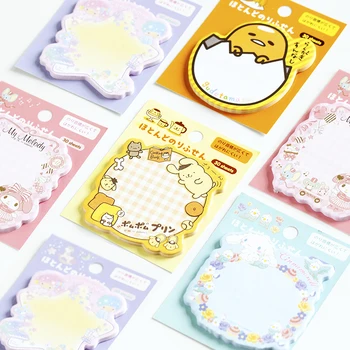 

1 Set Memo Pads Sticky Notes Kawaii Cute Melody Dog Paper notepad iary Scrapbooking Stickers Office School stationery Bookmark