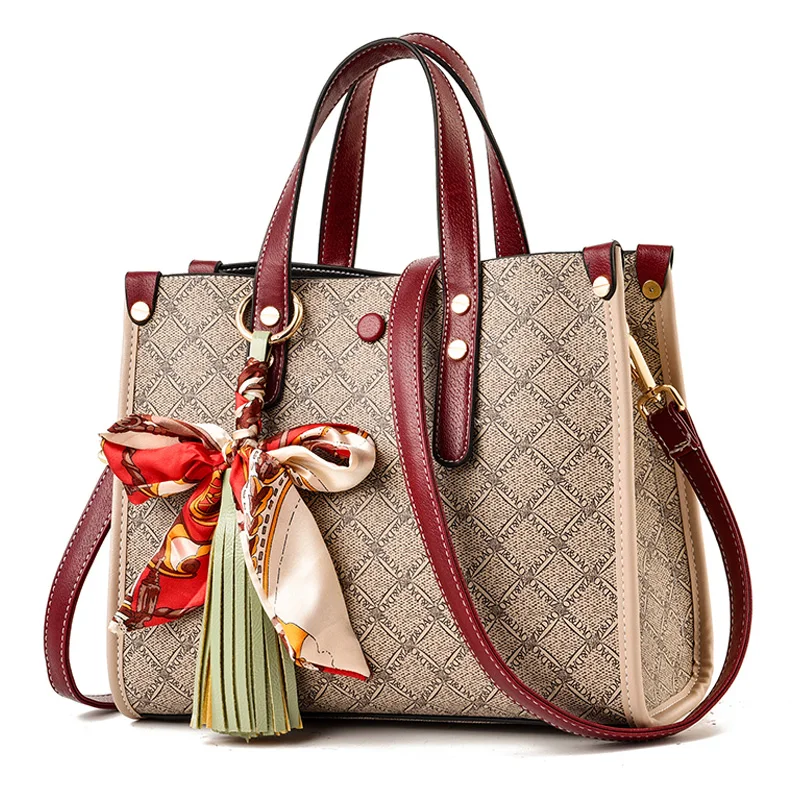 

2019 New Ribbons Bags For Women Leather Handbags Female Luxury Designer Shoulder Bag Ladies Tote Bags For Women Sac Hand Bags