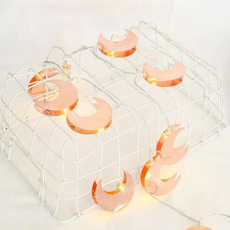 10LED Луна Форма свет гирлянда вечерние Свадебные Рождественские украшения для дома