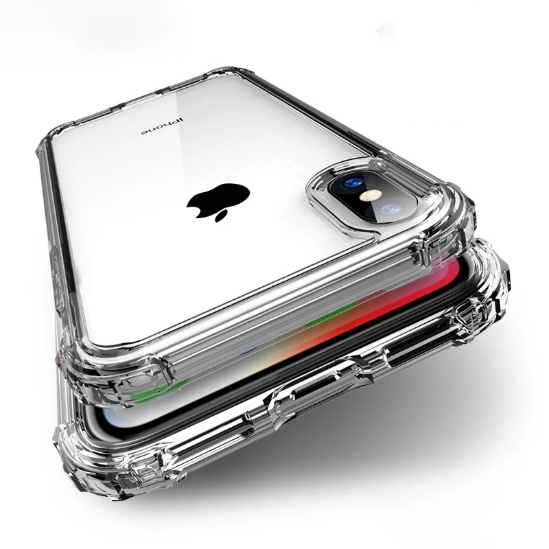 Прозрачный ТПУ чехол для IPhone серии мягкий тонкий прозрачный защитный iPhone