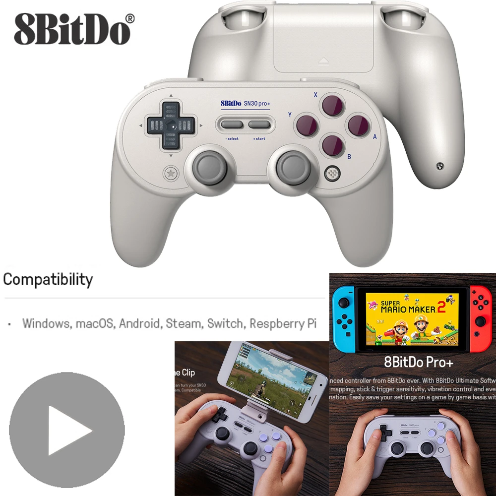 8bitdo Bluetooth Gamepad Joypad Joystick For Phone Iphone Android Pc Nintend Nintendo Switch Controller Pubg Game Pad Vr Control Gamepads Aliexpress