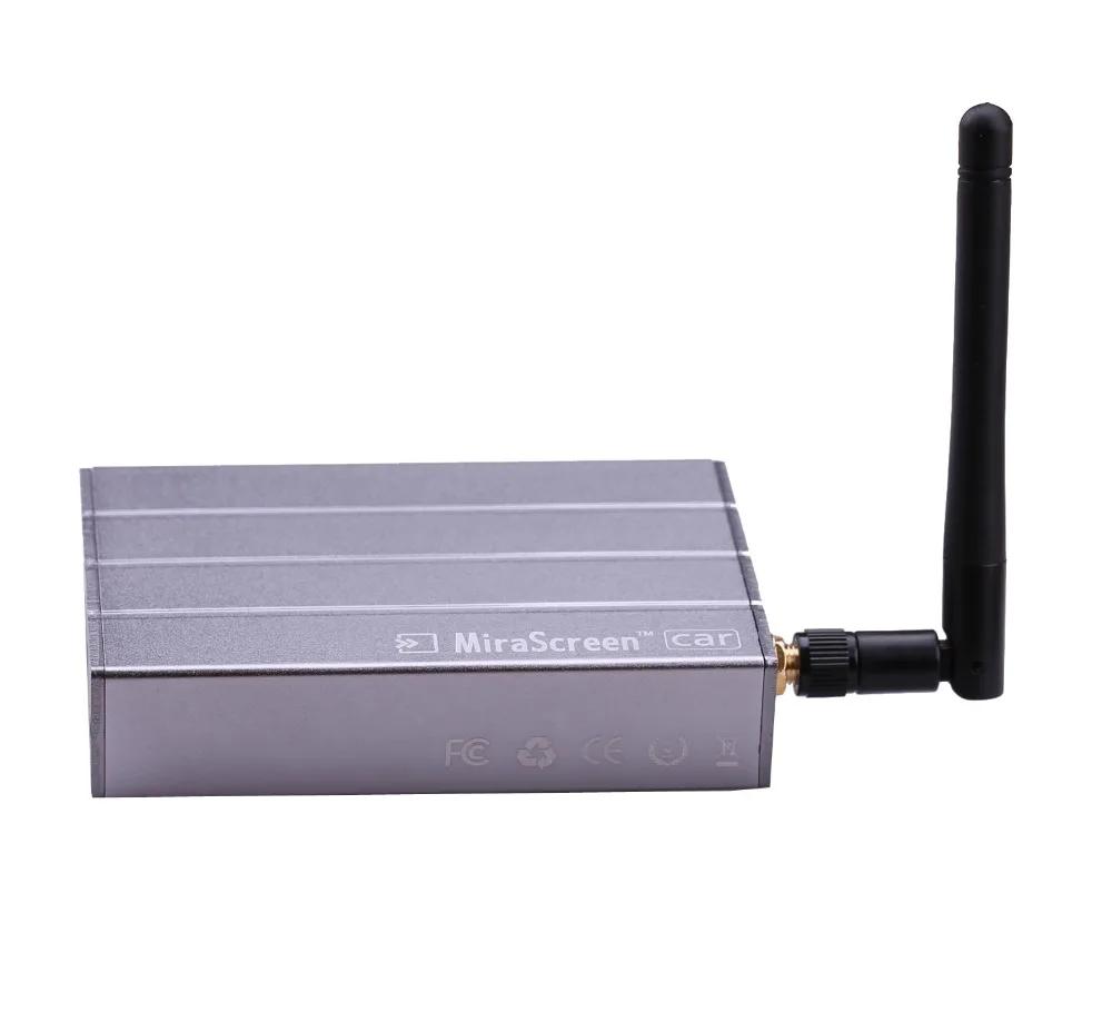 Автомобильный беспроводной WiFi адаптер MiraScreen Airplay Miracast DLNA с gps навигацией для iOS