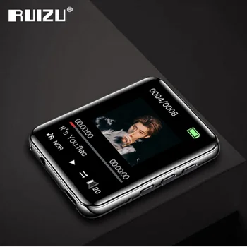 

New RUIZU M4 Portable Mini Bluetooth MP3 Player 1.8" Full Touch Screen FM Radio E-book Pedometer Video Player HiFi Music Player