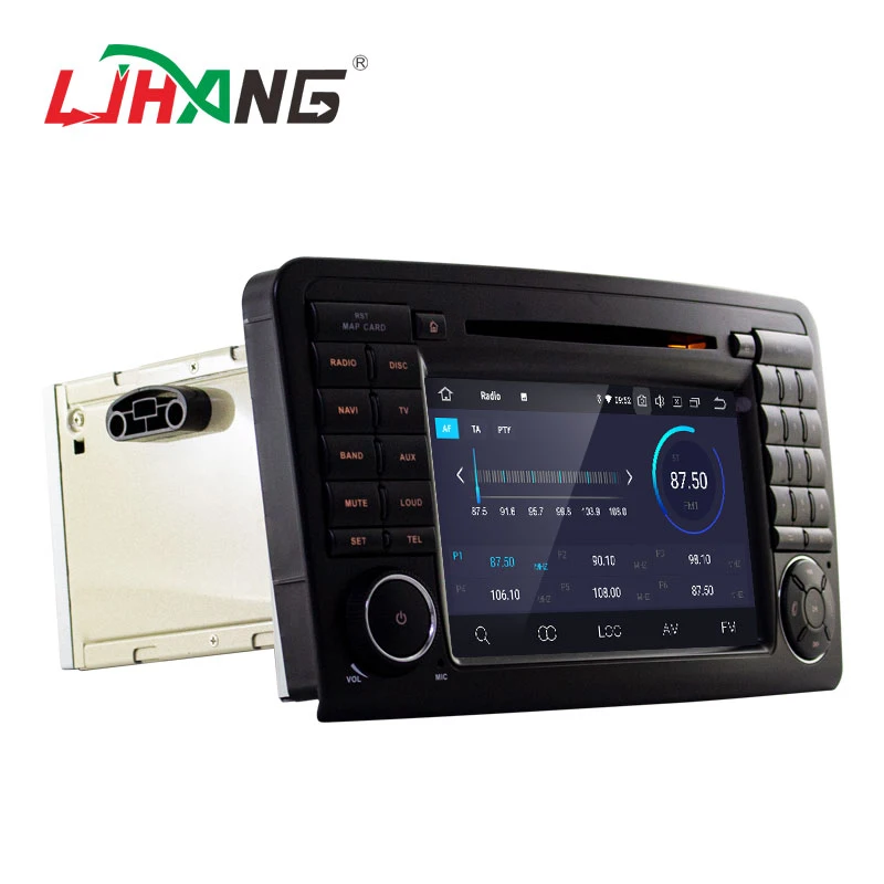 Top LJHANG Android 9.0 Car DVD GPS Player For Mercedes Benz ML/GL CLASS W164 ML350 ML500 2 Din Car Multimedia Radio WIFI Audio Auto 2