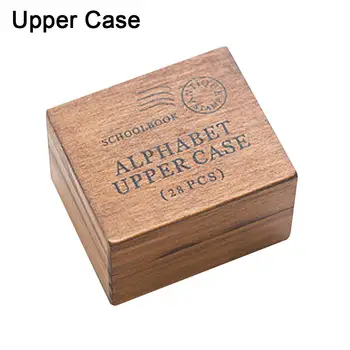 

28Pcs/Set Digital English Stamp WoodenDigital Letters Seal Set Standardized Stamps English Letter Stamp Wooden seal rubber stamp