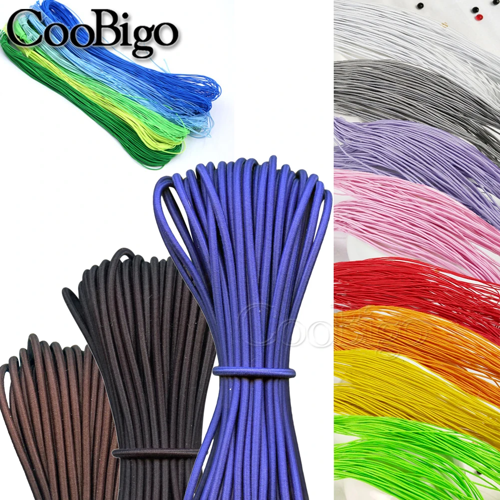 1mm Elastic Cord Rubber Band Shock Rope Bungee String For Outdoor Sneaker Shoelace Bag Backpack Sewing Supplies 80 Meters | Спорт и