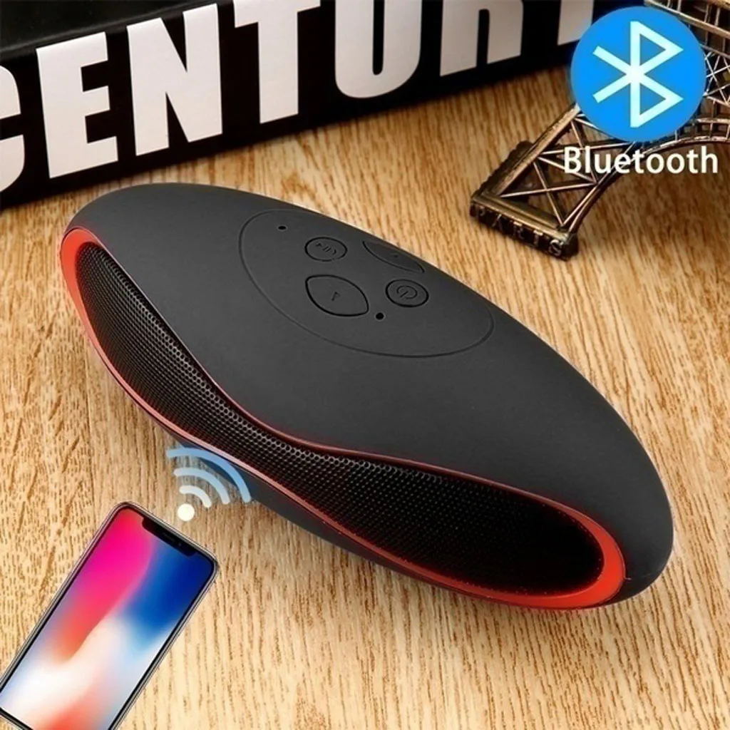 Модный Bluetooth динамик портативный беспроводной динамик звуковая система 3D стерео музыкальный динамик мини карта беспроводной Bluetooth динамик