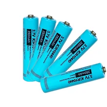 5 xpkcell botão superior aaa icr10440 liion bateria de lítio recarregável 3.7v 10440 para farol mod mecânico tocha farol vap