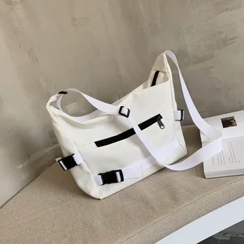 

Canvas big bag 2020 summer new women's bag Korean student class Tote bag bag shoulder messenger bag