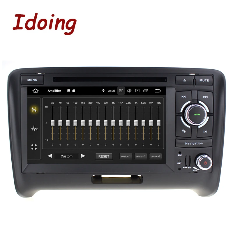 Best Idoing 7"2 din Andriod 9.0 Car Radio Video DVD Multimedia Player For Audi TT PX5 4G+64G Eight Core IPS screen GPS Navigation 2