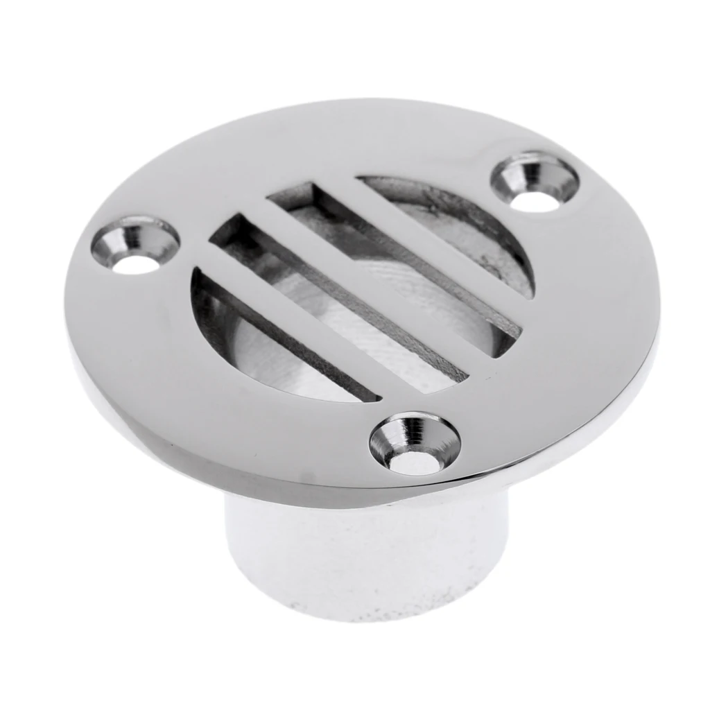

316 Stainless Steel Heavy Duty Boat Floor Deck Drain for Marine Boat Yacht Caravan - 1.77 x 1 inch