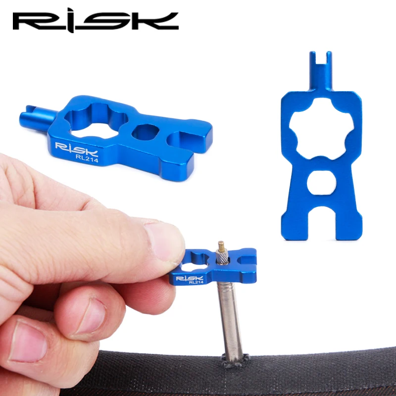 Riesgo Herramienta de n/úcleo de v/álvula Americana multifunci/ón Bicicleta de Carretera Tubo MTB Desmontaje de neum/áticos Quitar Llave Herramientas de reparaci/ón de Ciclismo