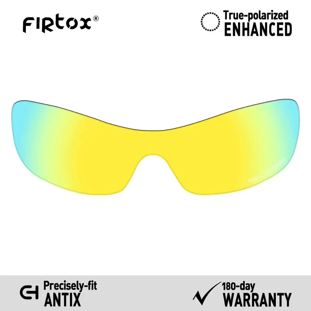 Firtox поляризационные Сменные рассеиватели для защиты от морской воды для солнцезащитных очков-солнцезащитные очки типа «антикс»(только линзы)-несколько цветов - Цвет линз: 24K Gold-Anti Salt