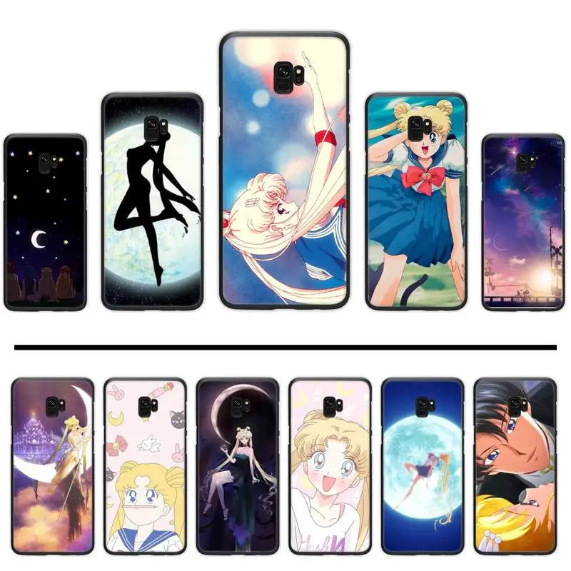 Милый Сейлор Мун защита для экрана АНИМЕ DIY Роскошный чехол телефона Samsung Galaxy S5 S6 S7
