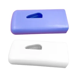 Pilulier rectangulaire en plastique pour pilules, boîte de rangement Portable, 2 pièces 