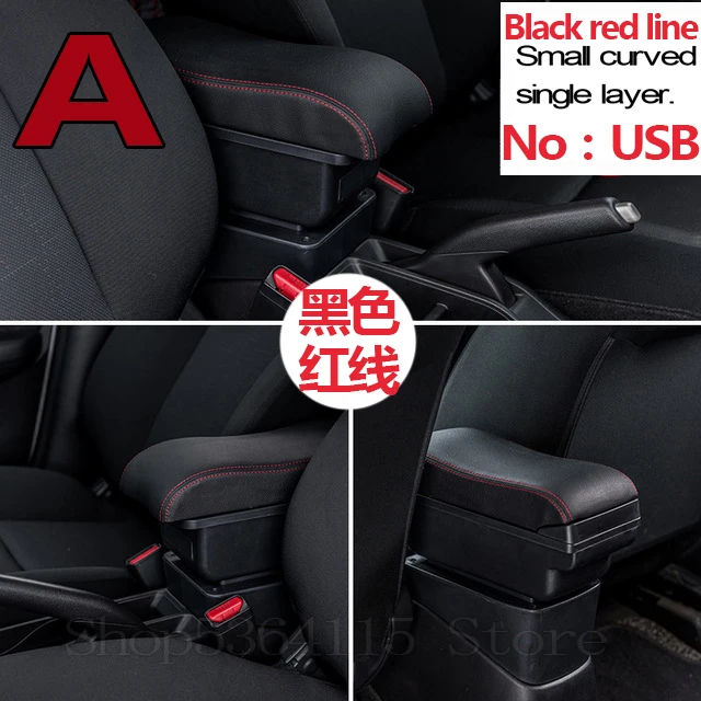 A promotion Для MG ZS подлокотник Автомобильный Центр консоль коробка для хранения подлокотник внутренние части Аксессуары центральная консоль украшение usb зарядка - Название цвета: A promotion