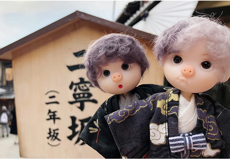 Новая модная кукольная одежда, хлопковый банный халат, пальто, кимоно для OB11, Obitsu 11,1/12 BJD, кукольная одежда, аксессуары для кукол