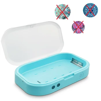 

Lamorniea UV Led Wireless Charge Multifunctional Phone Sterilizing Box UV Sterilization Box Mask Phone Disinfection Case