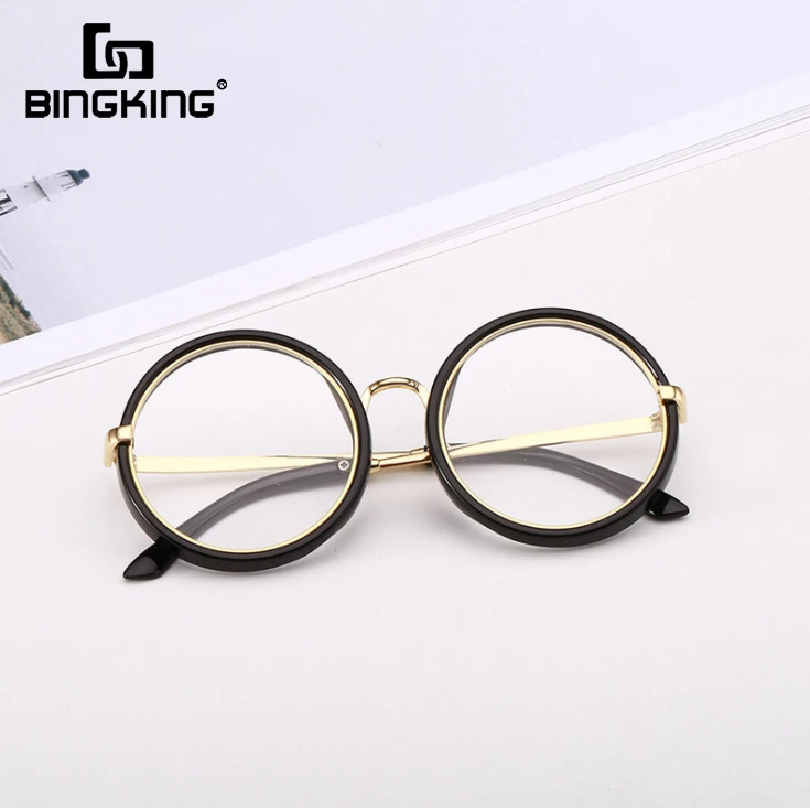 

BINGKING Retro Kids Sunglasses 2020 Girls Round Goggle Candy Color Lens High quality round shaped Acetate