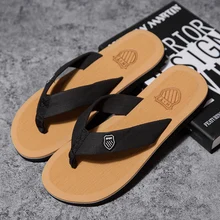 Men's Slippers 2021 Korean Version Of High Quality Large Size 47 Flip-Flops Bathroom Non-Slip Slippers Beach Casual Men Sandals