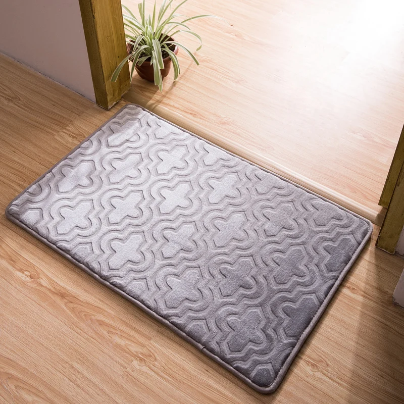 Anti-slip Anti-fatigue Bathroom Kitchen Floor Mat Entrance Doormat Washable Balcony Area Rug Living Room Bedroom Carpets