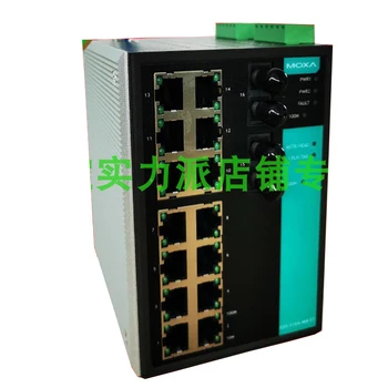 Günstig Neue Original-Spot Foto Für MOXA EDS-516A-MM-ST 2 Optische 14 Elektrischen Ports Industrielle Ethernet Switch
