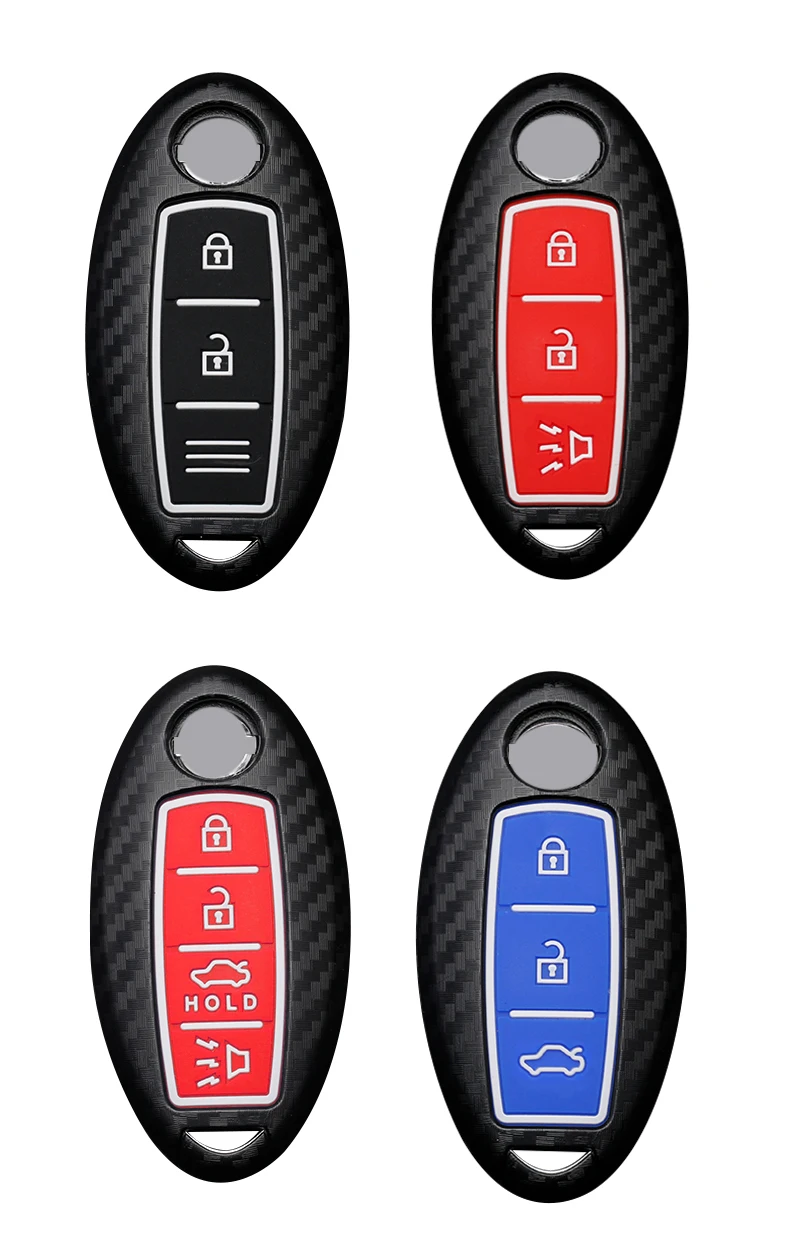 Cover chiave telecomando per Nissan Qashqai J10 J11 x-trail T31 T32 tira Tiida Pathfinder Murano Note Juke -