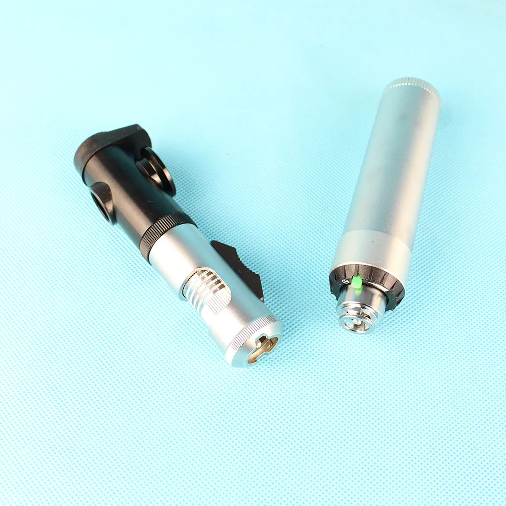 Opthalmic Rechargeable Ophthalmoscope Retinoscope Combination Set Aluminium Case YZ24B + YZ11D