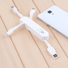 Портативный кабель синхронизации данных mi cro usb type C 3 в 1 мульти кабель зарядного устройства для iPhone x 8 7 6 5s samsung S9 huawei P20 Xiaomi mi a2