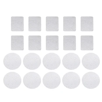 

20 pcs Palette Stickers Adhesive DIY Makeup Subpackage Empty Metal Sticker for Eyeshadow Pressed Powder