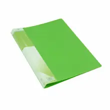 Зеленый пластиковый Однорычажный зажим папка для бумаг Sz A4