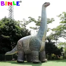 Modelo inflável gigante do animal do dragão jurássico do dinossauro do brachiosaurus do parque decorativo exterior do jardim zoológico 10meters para anunciar