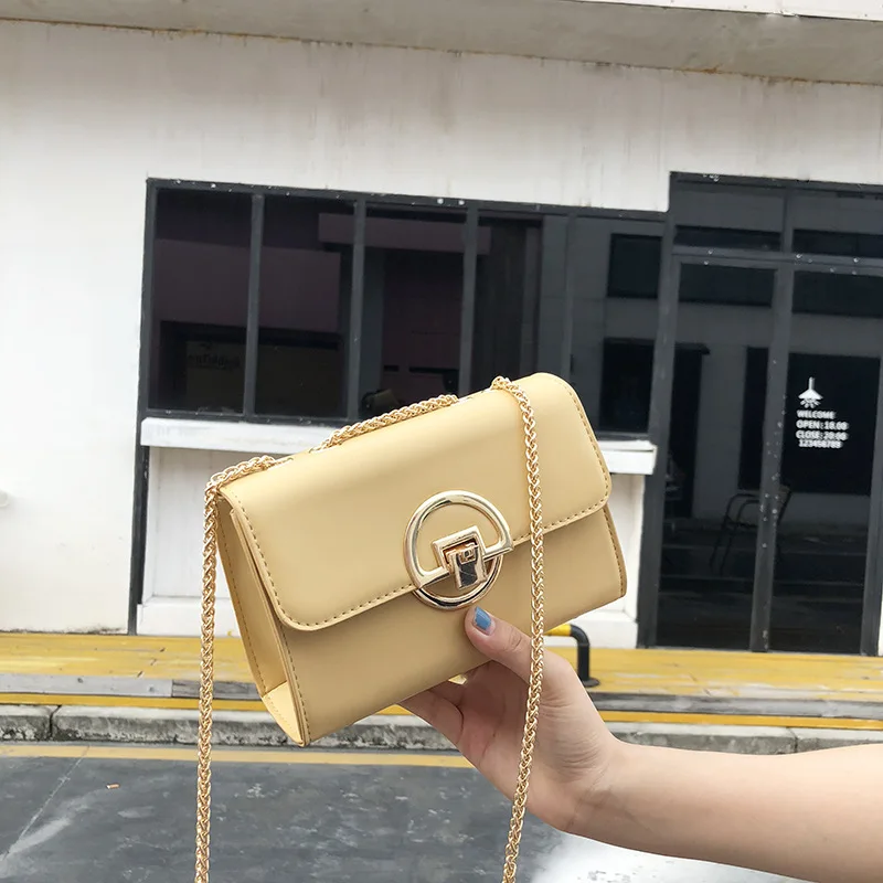 

WOMEN'S Bag New Style 2019 France Non-mainstream Versatile INS Shoulder Bag Small Bag WOMEN'S Bag Summer Hipster Chain Bag