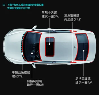 

Auto Accessories Hot Sale Car Roof Seals for Volkswagen VW Jetta MK5 6 Golf 4 5 6 7 CC Tiguan Passat B5 B6 b7