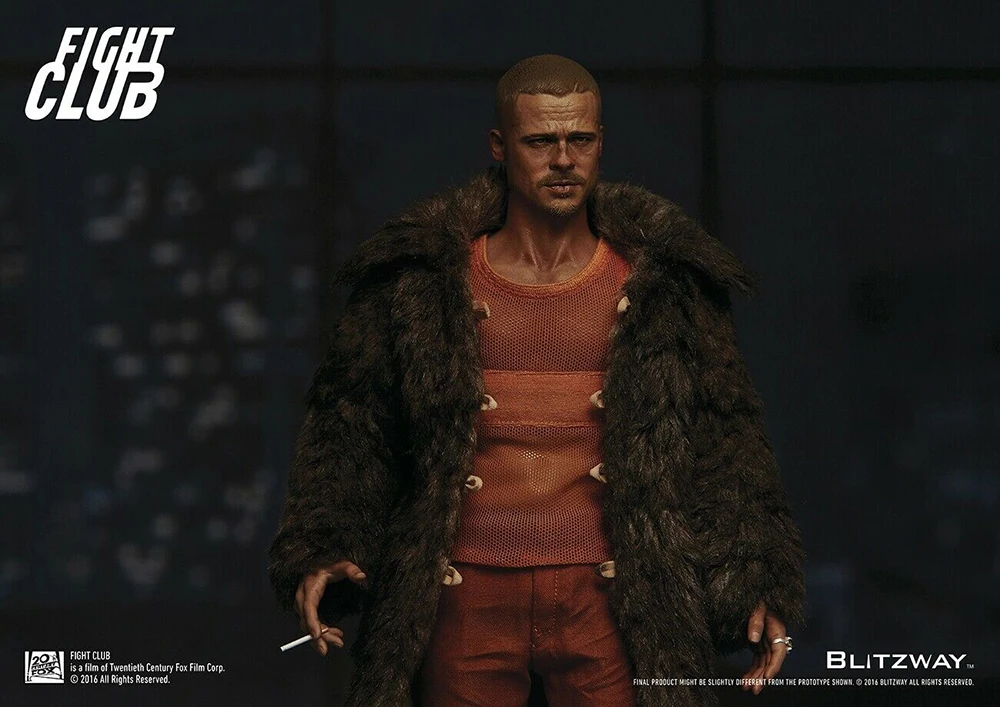 Для коллекции BLITZWAY 1/6 Fight Club Taylor Brad Pitt BW-FC00325 шуба Ver. Фигурка